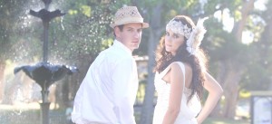 1920s dress couple shoot F