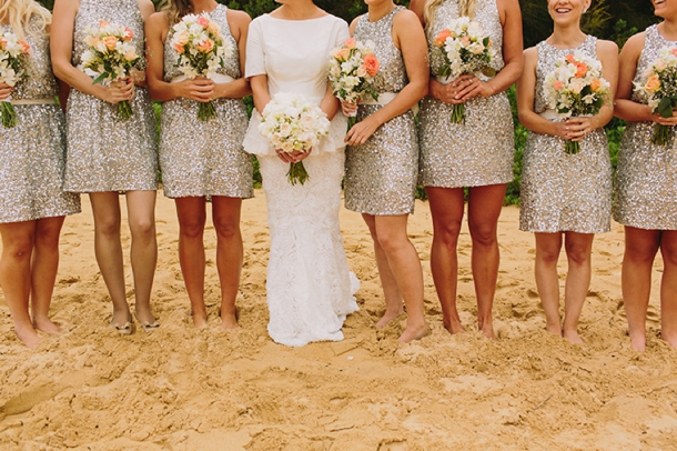 Glitter Bridesmaid Dresses