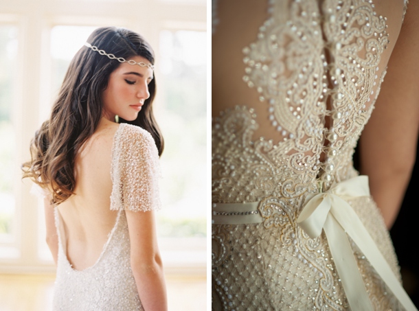 beaded wedding dress