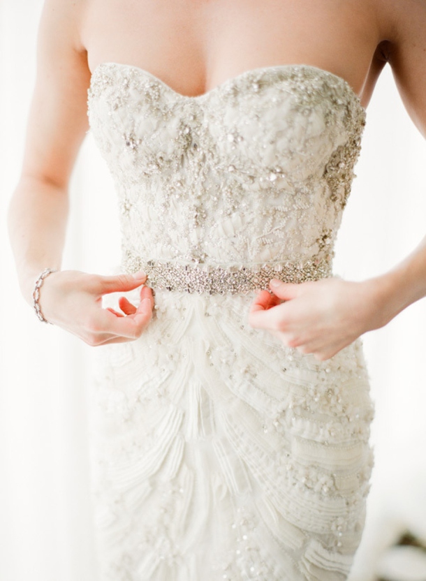 beaded wedding dress