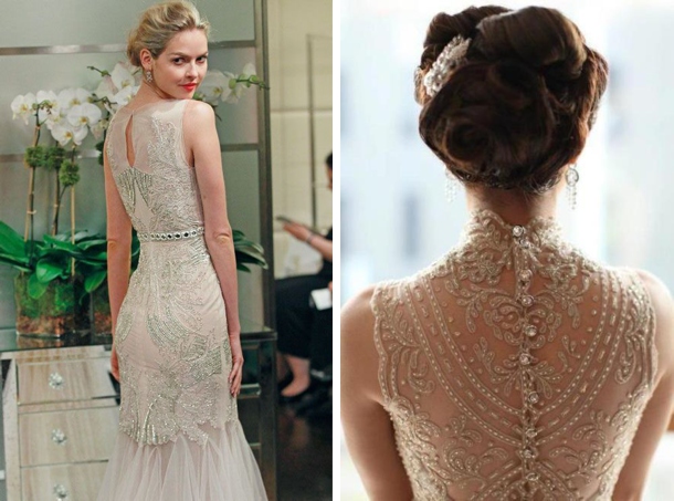 beaded wedding dress