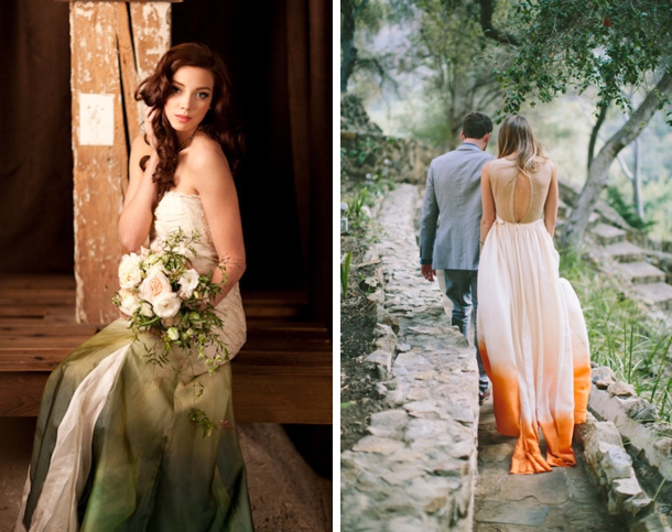 Wedding Dresses Dying Wedding Dresses