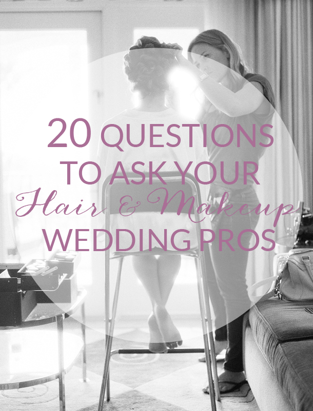 How to Choose a Wedding Hair & Makeup Artist